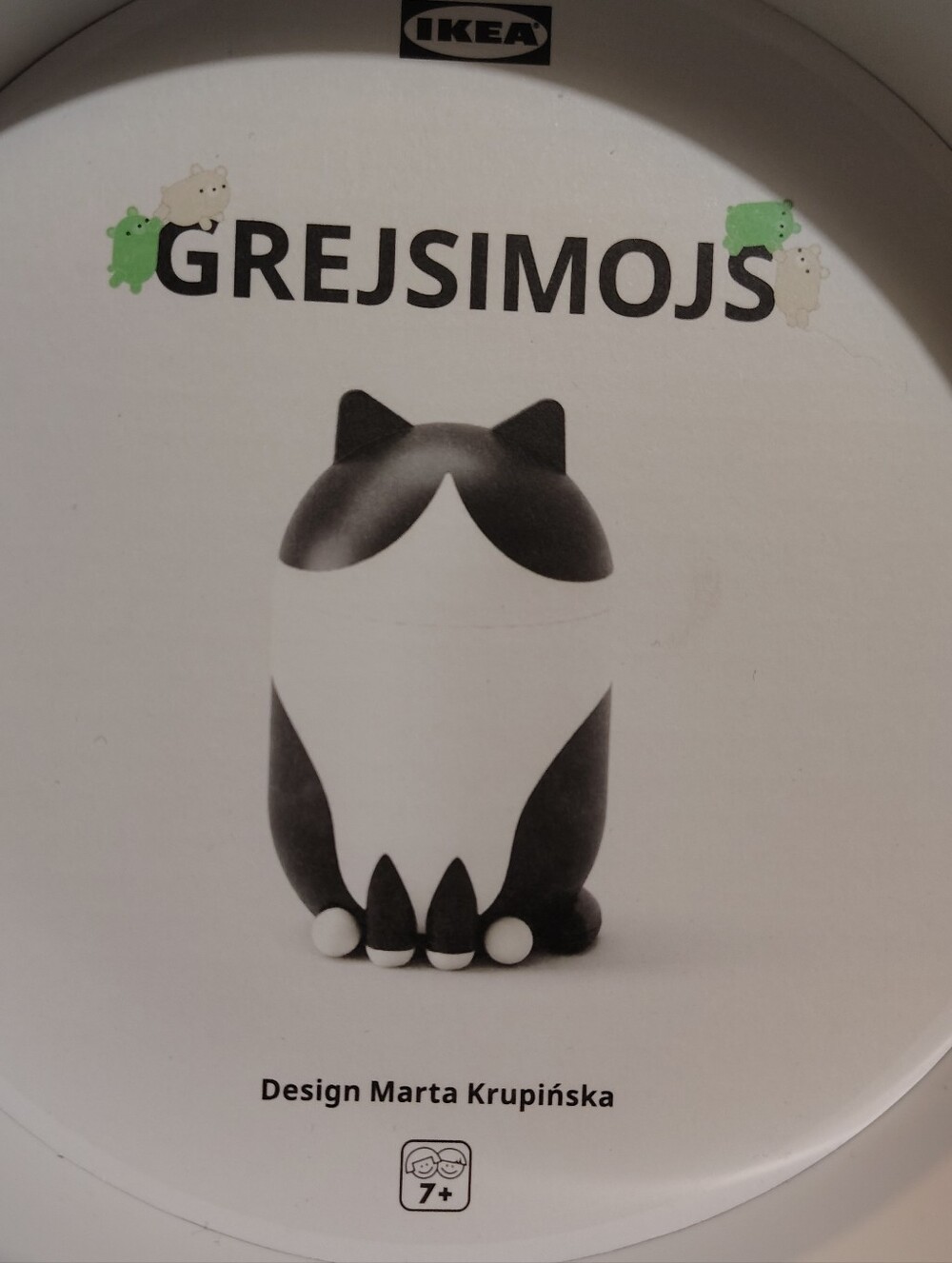 GREJSIMOJS Cat Container - Black and White